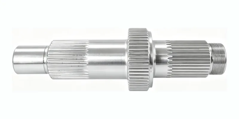 Transmission input shaft with integral gear
