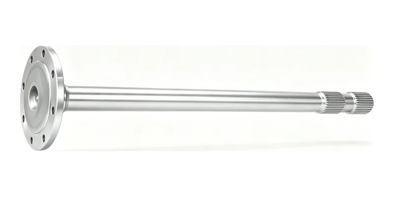 Forged flanged heavy-duty half shaft