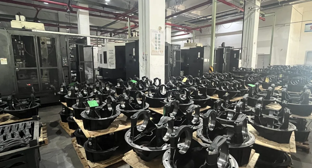 Axle housing machining on the production floor
